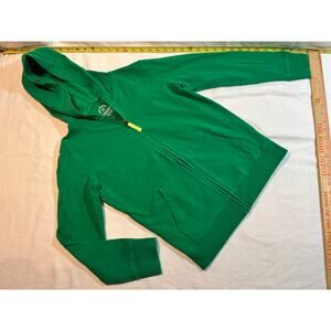 Primary Kids Zip Hoodie – Size 10, Green, Good Condition